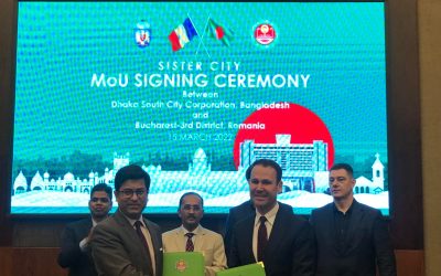 ঢাকা দক্ষিণ সিটি ও রোমানিয়ার ‘সিস্টার সিটিজ’ সমঝোতা স্মারক