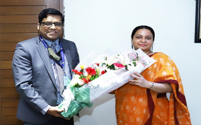 বিএসইসির নতুন কমিশনারকে ডিএসইর শুভেচ্ছা