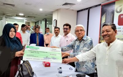 গোল্ডেন লাইফের ১২ লাখ টাকা মৃত্যু দাবি পরিশোধ