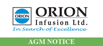 price sensitive information of orion infusion
