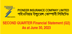 half yearly financial statement of pioneer insurance