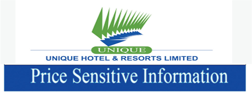 price sensitive informatoin of unique hotel & resosrts plc