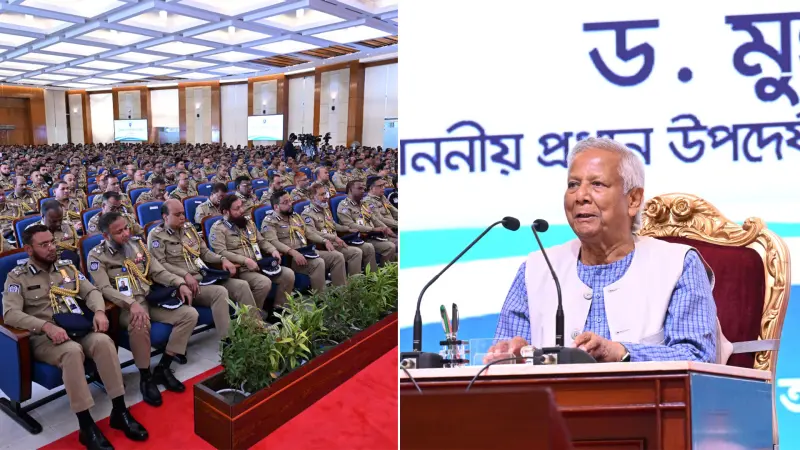 পুলিশ সপ্তাহ উদ্বোধন করলেন প্রধান উপদেষ্টা