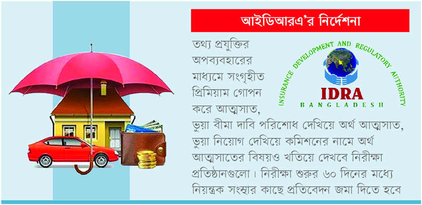 ৪৫ নন লাইফ বীমা কোম্পানিতে বিশেষ নিরীক্ষার সিদ্ধান্ত