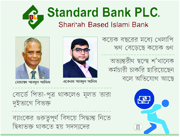 অভ্যন্তরীণ দ্বন্দ্বে স্ট্যান্ডার্ড ব্যাংকে অস্থিরতা