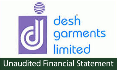 Un-audited 2nd Quarter Financial Statement of Desh Garments Ltd