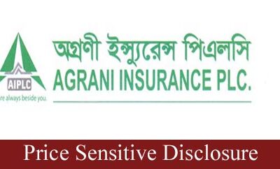 Price Sensitive Disclosure of Agrani Insurance Pls