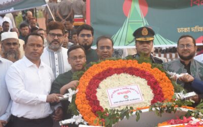 ঢাকা দক্ষিণ সিটি কর্পোরেশনে যথাযোগ্য মর্যাদায় মহান স্বাধীনতা ও জাতীয় দিবস উদযাপন