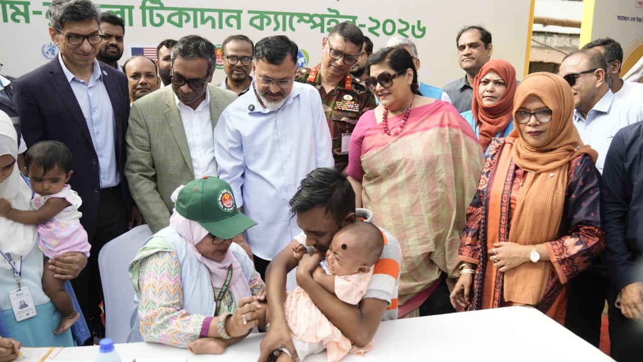 ডিএনসিসির ১০ অঞ্চলের ৫৯৯ কেন্দ্রে চলবে হাম-রুবেলার টিকাদান