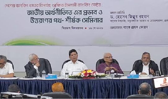 ব্যাংক খাতের সংকট না কাটলে অর্থনীতির ধস ঠেকানো যাবে না: হোসেন জিল্লুর রহমান