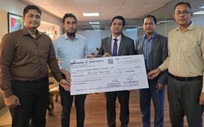 প্রোটেক্টিভ লাইফের মৃত্যুদাবির চেক হস্তান্তর