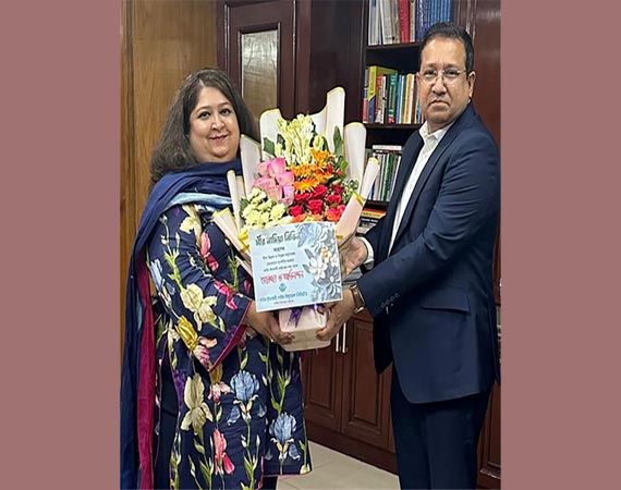 আইডিআরএ’র চেয়ারম্যান মীর নাদিয়া নিভিনকে প্রাইম লাইফের শুভেচ্ছা