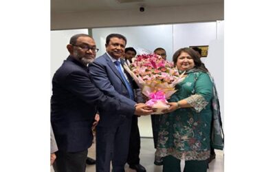 আইডিআরএ’র চেয়ারম্যানকে সন্ধানী লাইফের শুভেচ্ছা