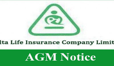 Notice of the 40th Annual General meeting of Delta Life Insurance company Limited