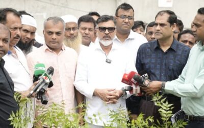 বর্জ্য অপসারণ শেষে বৃক্ষরোপণ কর্মসূচি উদ্বোধন ডিএনসিসি প্রশাসকের