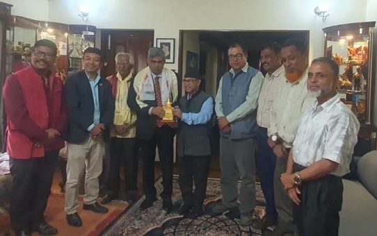 সার্ক জার্নালিস্ট ফোরামের প্রতিনিধি দলের সাথে নেপালে বাংলাদেশ রাষ্ট্রদূতের মতবিনিময়