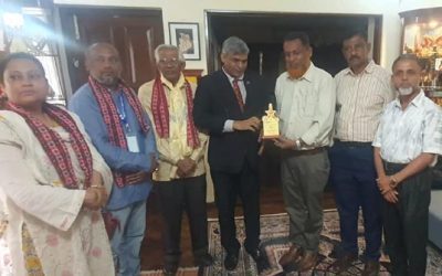 সার্ক জার্নালিস্ট ফোরামের প্রতিনিধি দলের সাথে নেপালে বাংলাদেশ রাষ্ট্রদূতের মতবিনিময়
