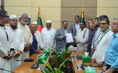 গুম প্রতিরোধ দিবসে স্পিকারকে ১১ দলীয় জোটের স্মারকলিপি