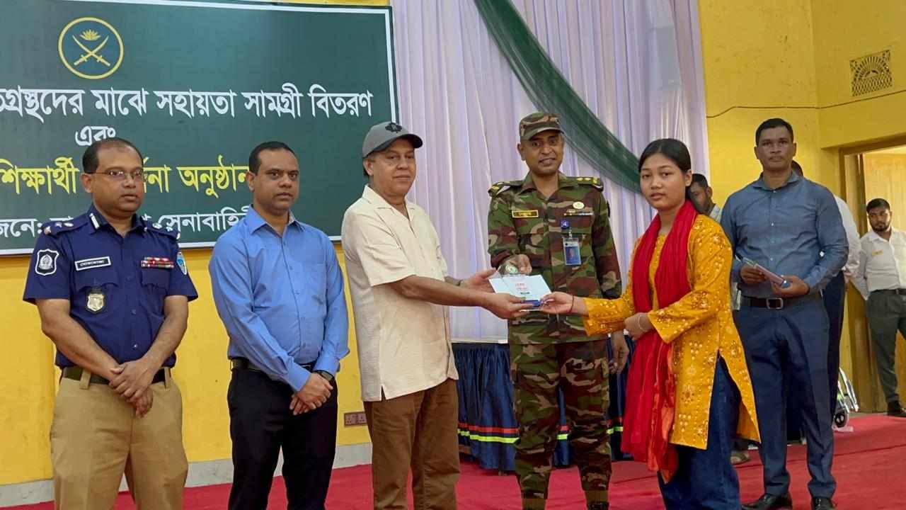 গুইমারায় সহিংসতায় ক্ষতিগ্রস্তদের সহায়তা