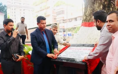 ডিসি হিলে ৬০ লাখ টাকা ব্যয়ে নির্মিত হচ্ছে ‘নজরুল মুক্তমঞ্চ’