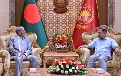 রাষ্ট্রপতির সঙ্গে প্রধানমন্ত্রীর প্রথম সৌজন্য সাক্ষাৎ