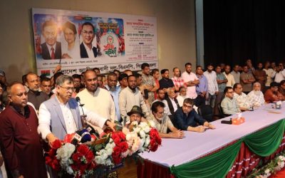 গণতন্ত্র প্রতিষ্ঠা ও নতুন বাংলাদেশ গড়ার আহ্বান সালাহউদ্দিন আহমদের