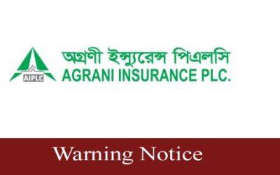 Warning Notice of Agrani Insurance Plc