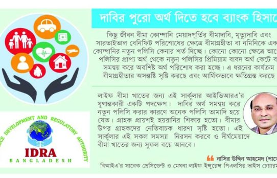 বীমাদাবির টাকা দিয়ে নতুন পলিসি নিতে বাধ্য করা যাবে না