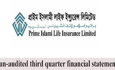 Un-audited third quarter financial statement of prime islami Life insurance company limited