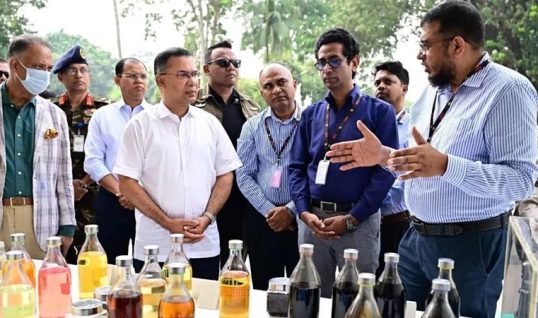 বর্জ্য থেকে জ্বালানি তেল উৎপাদন প্রকল্প বাস্তবায়নে সহযোগিতার আশ্বাস প্রধানমন্ত্রীর