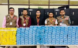 ঢাকা বিমানবন্দরে ৩২ লাখ টাকার বিদেশি সিগারেট জব্দ
