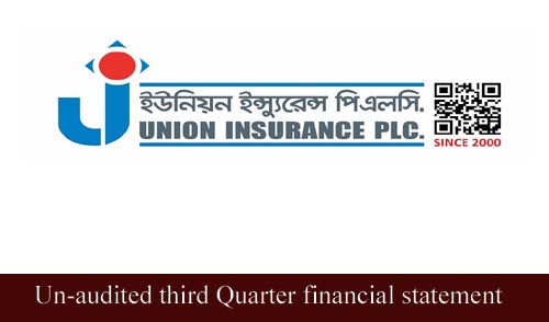 Un-audited third quarter financial Statement of union insurance plc.